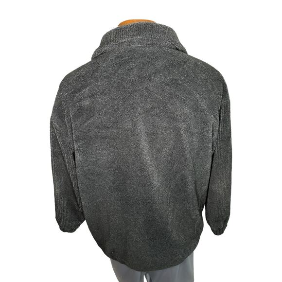 Forecaster Sport Men’s Dark Gray Fleece Full Zip Jacket, XS, Pre-owned - Picture 2 of 6
